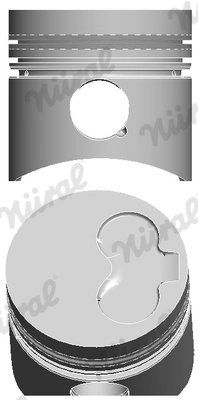 PISTON NURAL 87-109811-10 - Compatibil cu AUDI, VOLVO, VW