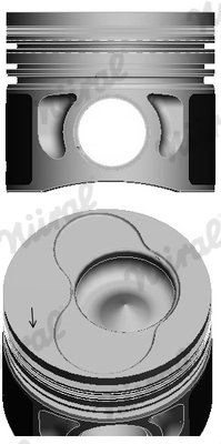 PISTON NURAL 87-114900-35 - Compatibil cu AUDI, SEAT, SKODA, VW