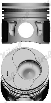 PISTON NURAL 87-114907-25 - Compatibil cu AUDI, SEAT, SKODA, VW