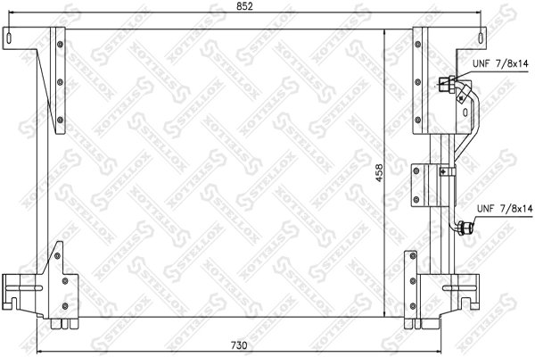 Radiator climatizare Stellox 87-39102-SX