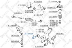 Bucsa suspensie Stellox 87-51070-SX