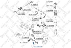 BUCSA SUSPENSIE STELLOX 87-71051-SX - Compatibil cu MAZDA