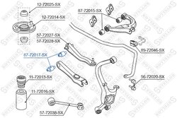 BUCSA SUSPENSIE STELLOX 87-72017-SX - Compatibil cu CHRYSLER, DODGE, MITSUBISHI