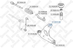 Bucsa suspensie Stellox 87-74137-SX