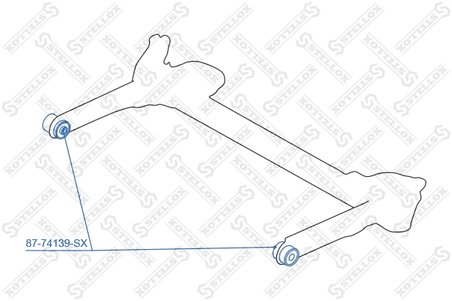 Bucsa suspensie Stellox 87-74139-SX