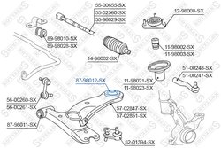 Bucsa suspensie Stellox 87-98012-SX