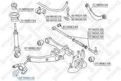 Bucsa suspensie Stellox 87-98060-SX