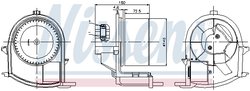 VENTILATOR HABITACLU NISSENS 87047 - Compatibil cu RENAULT