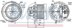 VENTILATOR HABITACLU NISSENS 87062 - Compatibil cu BMW