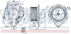 VENTILATOR HABITACLU NISSENS 87066 - Compatibil cu AUDI, SEAT, VW