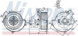 VENTILATOR HABITACLU NISSENS 87079 - Compatibil cu OPEL
