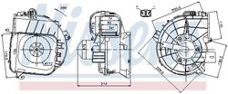 VENTILATOR HABITACLU NISSENS 87084 - Compatibil cu CHEVROLET, OPEL