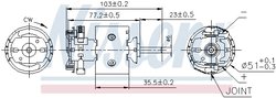 VENTILATOR HABITACLU NISSENS 87097 - Compatibil cu MERCEDES-BENZ, VW