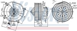 Ventilator habitaclu Nissens 87103