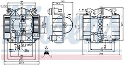 VENTILATOR HABITACLU NISSENS 87110 - Compatibil cu MERCEDES-BENZ