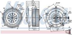 Ventilator habitaclu Nissens 87119