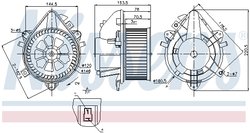VENTILATOR HABITACLU NISSENS 87124 - Compatibil cu FIAT