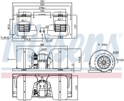 VENTILATOR HABITACLU NISSENS 87141 - Compatibil cu DAF