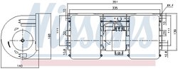VENTILATOR HABITACLU NISSENS 87147 - Compatibil cu SCANIA