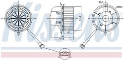 VENTILATOR HABITACLU NISSENS 87155 - Compatibil cu VW