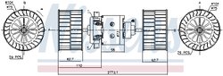 VENTILATOR HABITACLU NISSENS 87189 - Compatibil cu MAN, VOLVO