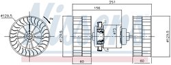 VENTILATOR HABITACLU NISSENS 87190 - Compatibil cu MAN, RENAULT TRUCKS, VOLVO