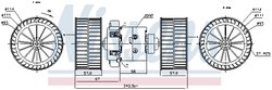 Ventilator habitaclu Nissens 87191