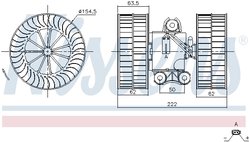 VENTILATOR HABITACLU NISSENS 87212 - Compatibil cu MERCEDES-BENZ