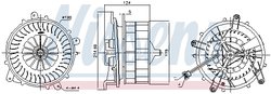 VENTILATOR HABITACLU NISSENS 87217 - Compatibil cu MAYBACH, MERCEDES-BENZ