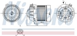 VENTILATOR HABITACLU NISSENS 87257 - Compatibil cu PEUGEOT