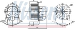 Ventilator habitaclu Nissens 87271