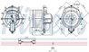 VENTILATOR HABITACLU NISSENS 87287 - Compatibil cu CITROEN, PEUGEOT