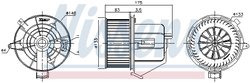 VENTILATOR HABITACLU NISSENS 87293 - Compatibil cu CITROEN, DS