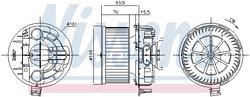 Ventilator habitaclu Nissens 87383