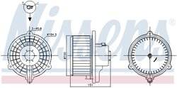 Ventilator habitaclu Nissens 87388