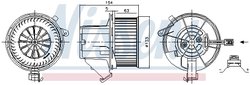 VENTILATOR HABITACLU NISSENS 87391 - Compatibil cu MERCEDES-BENZ