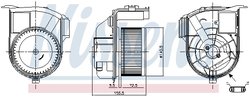 VENTILATOR HABITACLU NISSENS 87393 - Compatibil cu NISSAN, RENAULT