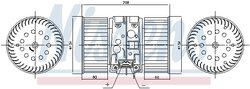 VENTILATOR HABITACLU NISSENS 87448 - Compatibil cu FIAT, NISSAN, OPEL, RENAULT, VAUXHALL