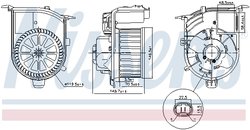 VENTILATOR HABITACLU NISSENS 87449 - Compatibil cu RENAULT
