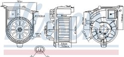 VENTILATOR HABITACLU NISSENS 87450 - Compatibil cu RENAULT
