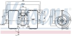 VENTILATOR HABITACLU NISSENS 87486 - Compatibil cu MERCEDES-BENZ