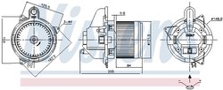 VENTILATOR HABITACLU NISSENS 87501 - Compatibil cu DACIA, RENAULT