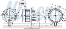 Ventilator habitaclu Nissens 87546
