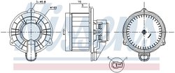 Ventilator habitaclu Nissens 87569