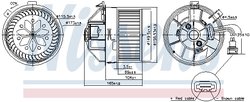 VENTILATOR HABITACLU NISSENS 87704 - Compatibil cu ALFA ROMEO