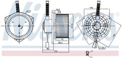 Ventilator habitaclu Nissens 87754
