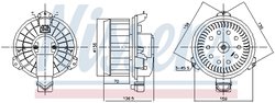 VENTILATOR HABITACLU NISSENS 87787 - Compatibil cu PONTIAC, TOYOTA