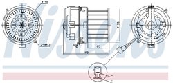 Ventilator habitaclu Nissens 87791