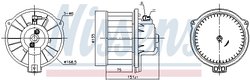 Ventilator habitaclu Nissens 87796
