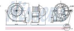 VENTILATOR HABITACLU NISSENS 87802 - Compatibil cu BMW